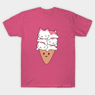 Cat Ice Cream is so kawaii T-Shirt